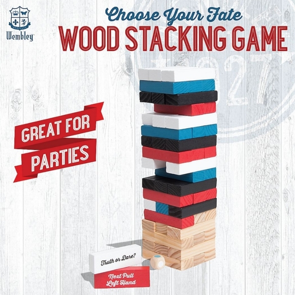 Wembley Games Nwt Wembley Brand Wood Block Stacking Game Poshmark